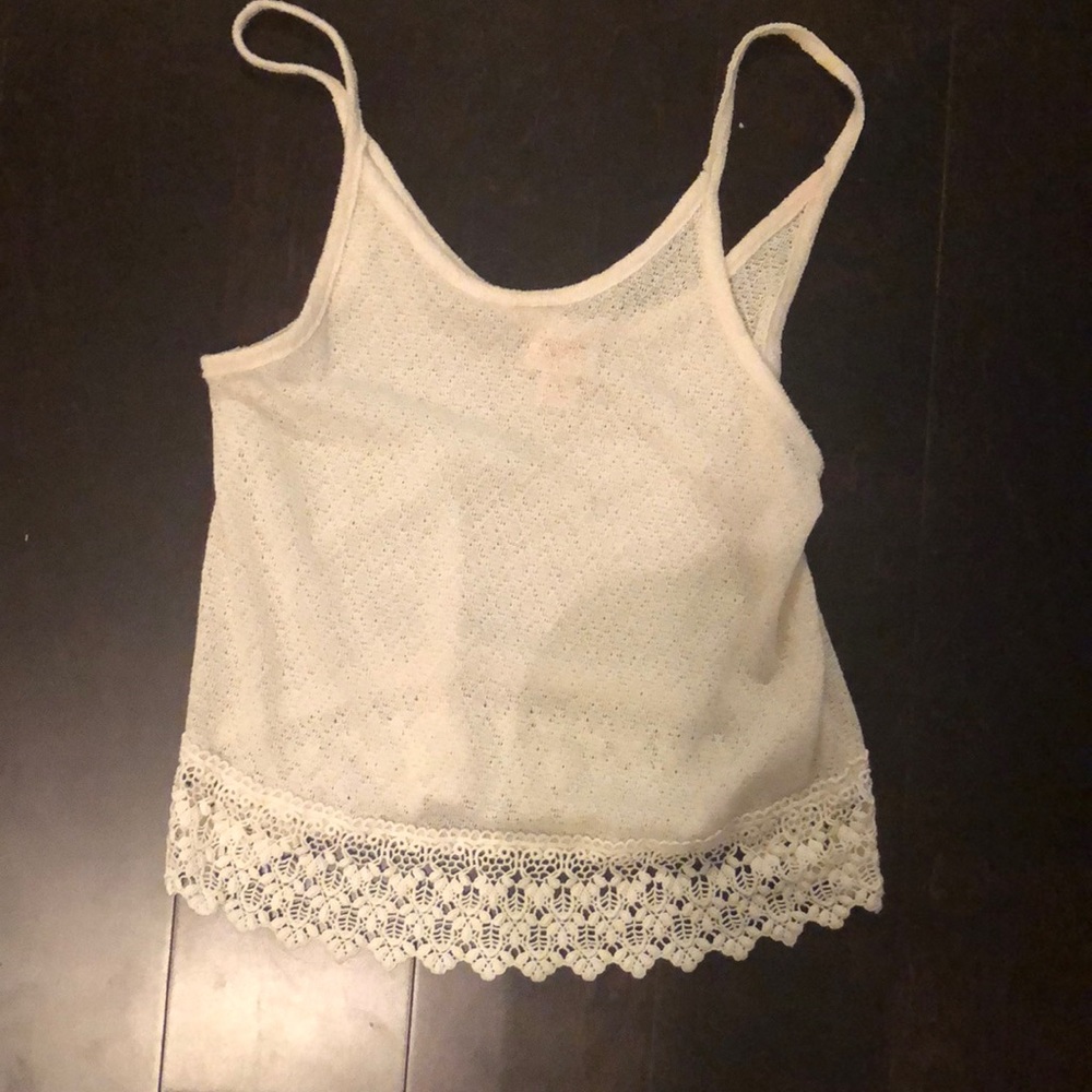 White tank top